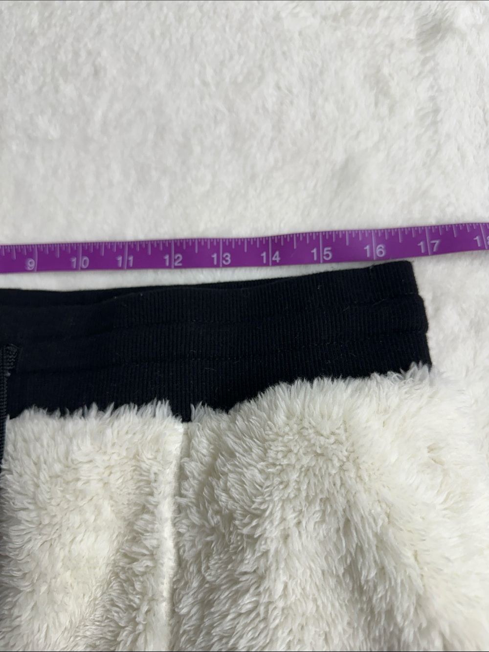 Disney Cream Sherpa Joggers with Black Waistband & Cuffs - Picture 5 of 6
